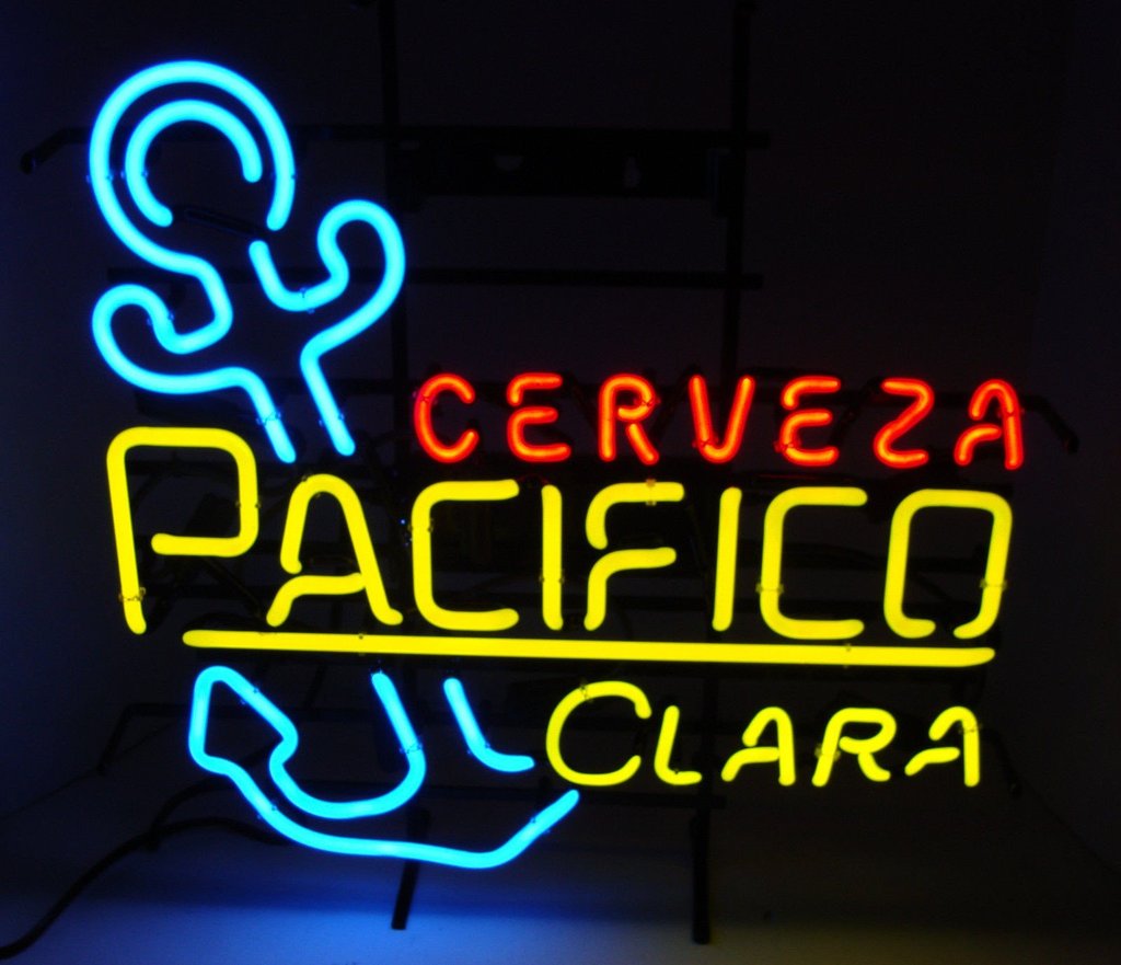 Cerveza Pacifico Clara Anchor Neon Sign